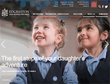 Tablet Screenshot of edgbastonhigh.co.uk